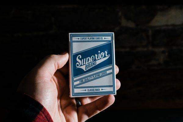 Superior Brand Classic Back Blue Playing Cards