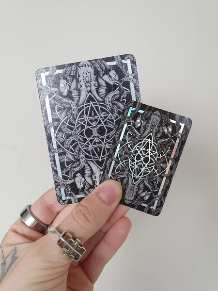 Holo Octopus Mini Gilded Deck (Holographic Gilded Playing Cards)