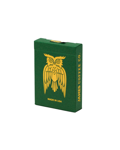Green James Coffee Deck Playing Cards