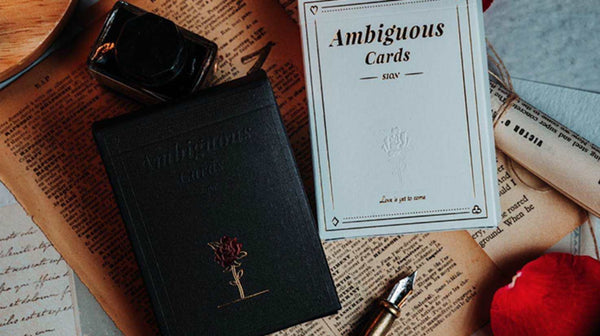Ambiguous Black OR White Playing Cards Deck