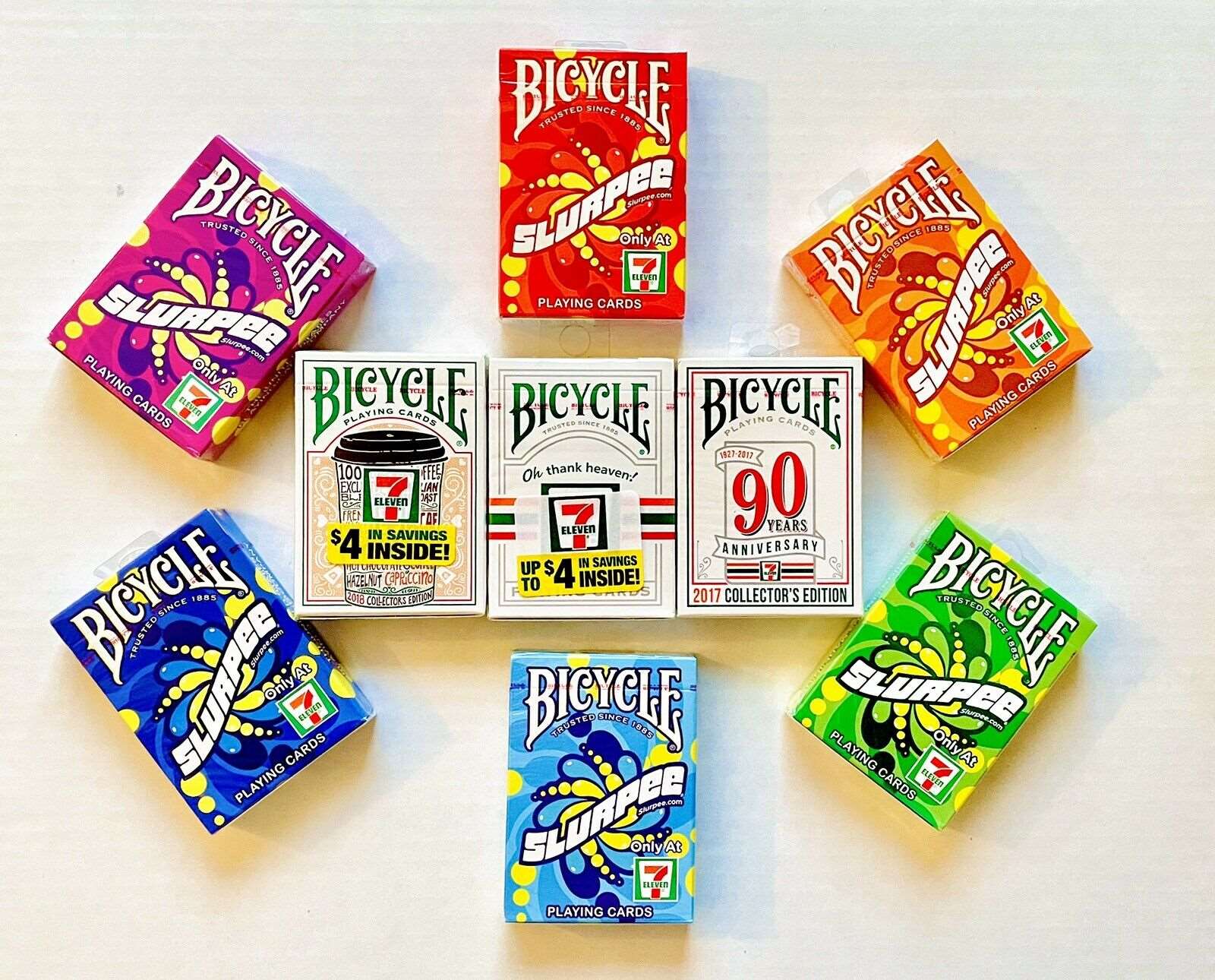 Bicycle 7-Eleven Playing cards Deck Full Set