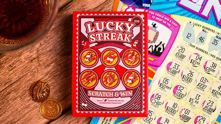 Scratch & Win Playing Cards, Riffle Shuffle 1/25 chance of GILDING! 12 Decks