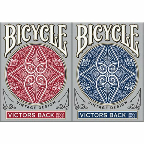 Bicycle Vintage Design Victors Back Playing Cards Deck Set (Not Mint)
