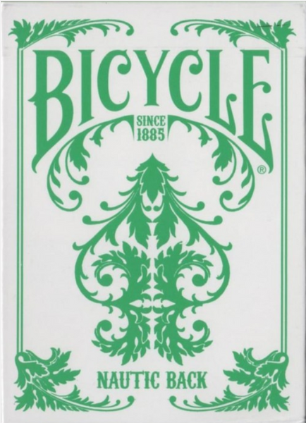 Bicycle Nautic Back Green OR Pink OR White Playing Cards Deck