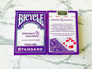 Bicycle Alzheimer's Association Playing Cards Rare