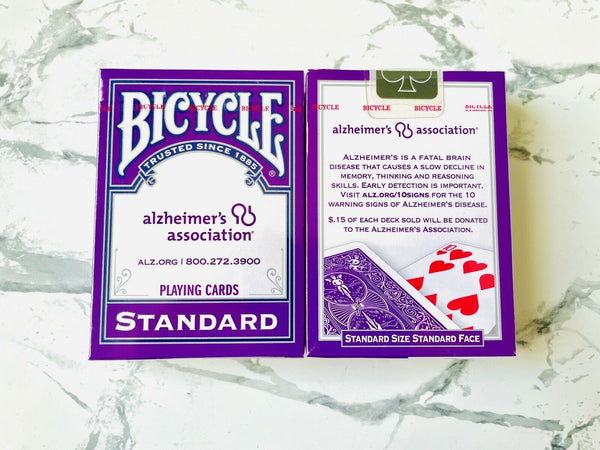 Bicycle Alzheimer's Association Playing Cards Rare