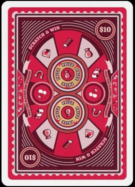 Scratch & Win Playing Cards, Riffle Shuffle 1/25 chance of GILDING! 12 Decks