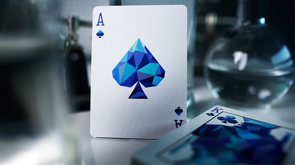 Memento Mori Blue Playing Cards Deck