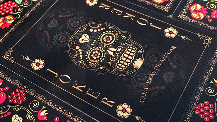 Calaveras de Azúcar Black Edition Playing Cards Deck