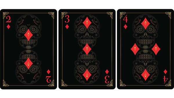 Calaveras de Azúcar Black Edition Playing Cards Deck