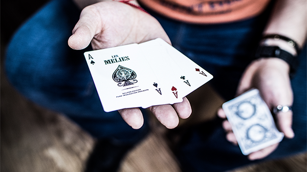 Les Méliès Conquest White Playing Cards