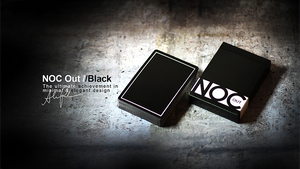 NOC OUT Black Playing Cards Deck