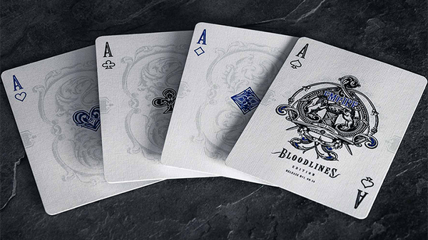 Empire Bloodlines (Royal Blue) Playing Cards by Kings & Crooks