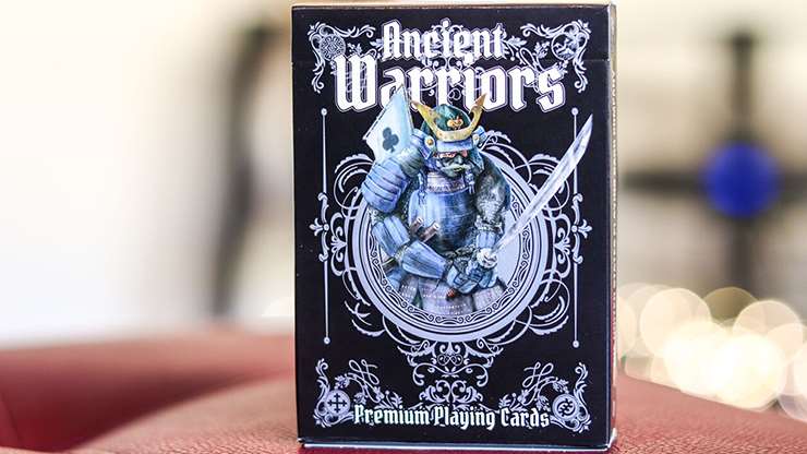 Ancient Warriors (Black) Playing Cards