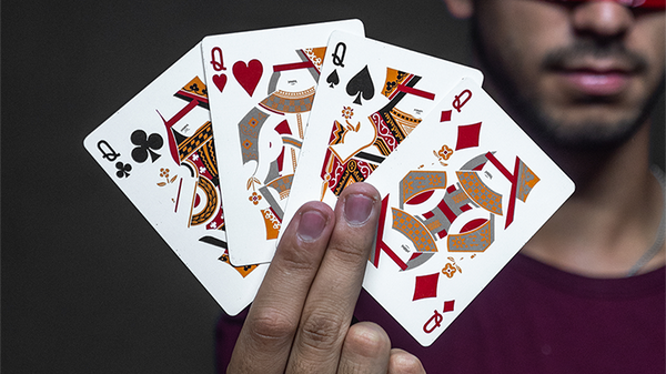 Technique Red Playing Cards Deck