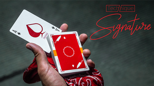 Technique Red Playing Cards Deck
