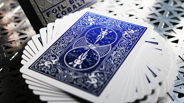 Bicycle Rider Back Cobalt Luxe Blue V2 Playing Cards Deck
