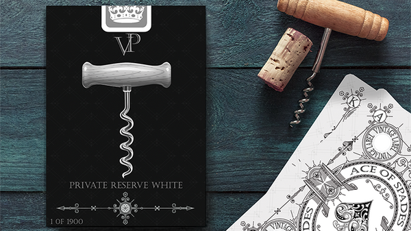 Vintage Label Playing Cards (Private Reserve White)