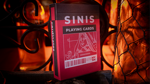 Sinis Raspberry OR Turquoise Playing Card Decks