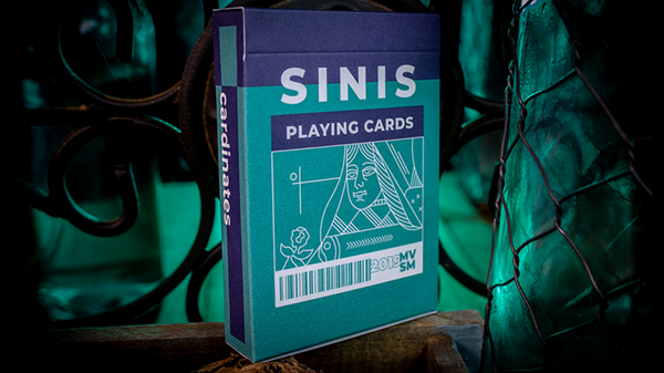 Sinis Raspberry OR Turquoise Playing Card Decks
