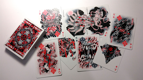 Sumi Kitsune Tale Teller OR Myth Maker (Craft Letterpressed Tuck) Playing Cards