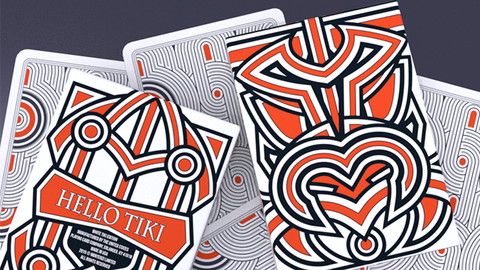 Hello Tiki (White) Playing Cards Deck