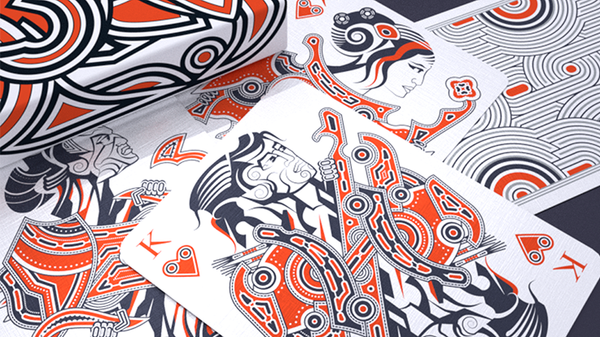 Hello Tiki (White) Playing Cards Deck