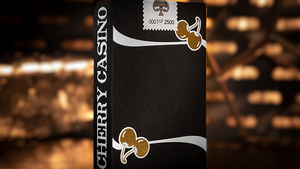 Cherry Casino Limited Edition (Monte Carlo Black and Gold) Numbered Seals Playing Cards