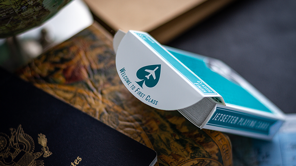 Lounge in Terminal Teal Standard Deck // Jetsetter Playing Cards