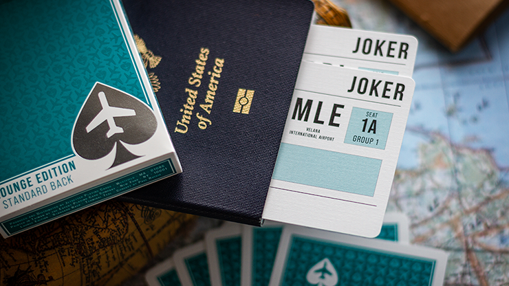 Lounge in Terminal Teal Standard Deck // Jetsetter Playing Cards