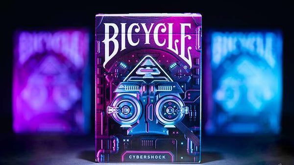 Bicycle Cybershock Gilded Fuschia Playing Cards
