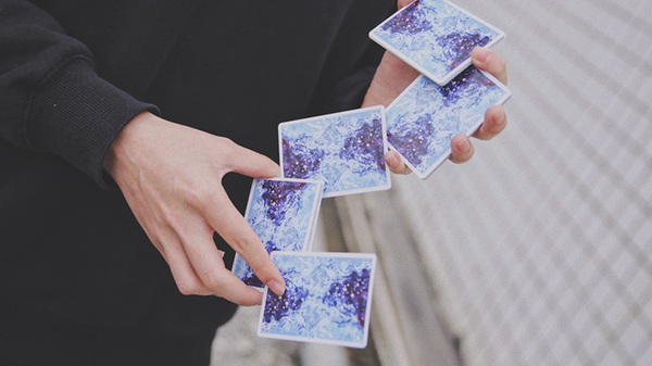 Fluid Art Blue (Cardistry Edition) Playing Cards Deck