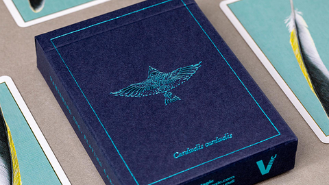 Feather Deck: Goldfinch Edition (Teal) Playing Cards