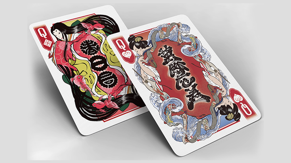 Bicycle Edo Karuta (GOLD or RED) Playing Cards Decks