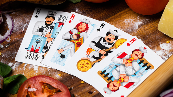 The Royal Pizza Palace Playing Cards Deck Set by Riffle Shuffle