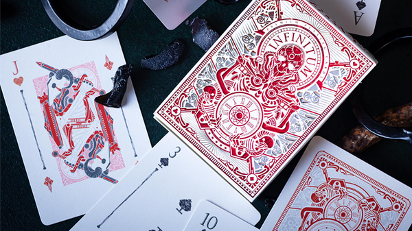 Infinitum Ghost White Playing Cards Deck