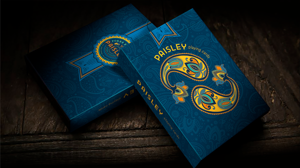 Paisley Poker Red OR Blue Playing Cards by Dutch Card House Company