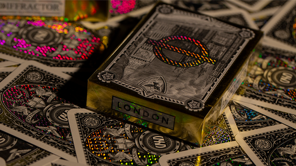 London Diffractor Gold Playing Cards Deck