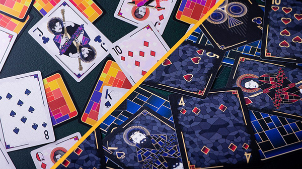 Mosaic Playing Cards Blue Diamond OR Gemstone Edition