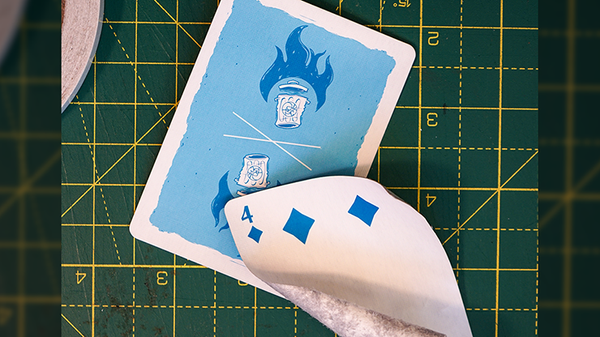 Trash & Burn (Blue) Playing Cards Deck by Howlin' Jacks
