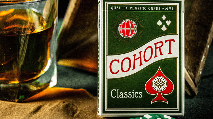 Green Cohorts (Luxury-pressed E7) Playing Cards Deck
