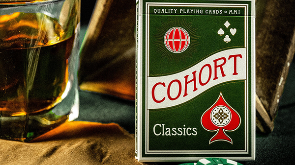 Green Cohorts (Luxury-pressed E7) Playing Cards Deck