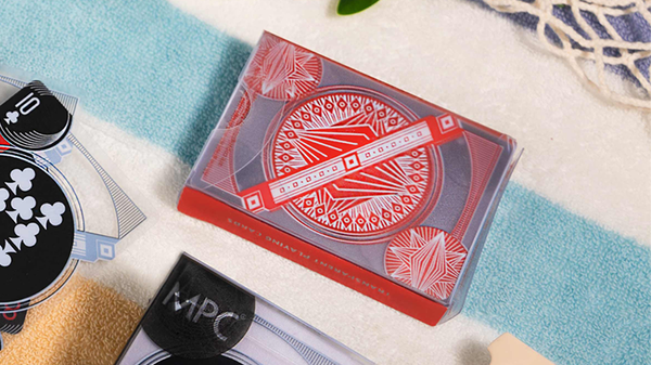 MPC Transparent Black OR Red Playing Card Decks