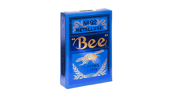 Bee Blue MetalLuxe Playing Cards Deck