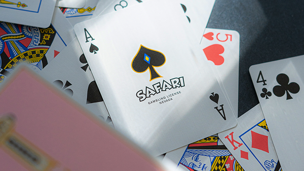 Safari Casino Pink Deck Playing Cards by Gemini