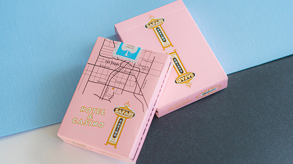 Safari Casino Pink Deck Playing Cards by Gemini