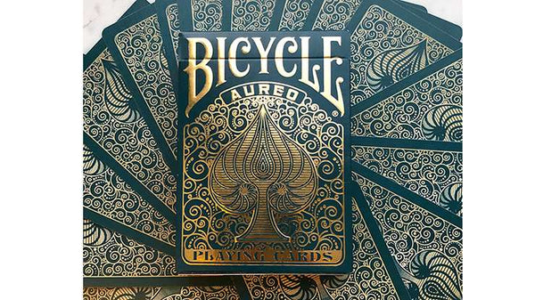 Bicycle Aureo Green or Black Playing Cards Decks
