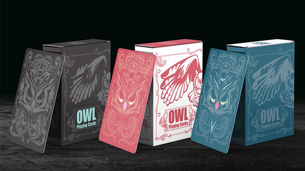 Owl (Red OR Blue) Playing Cards Decks