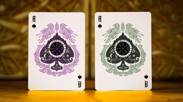 Gods of Norse (Purple Royale or Olive Esse) Playing Cards Decks
