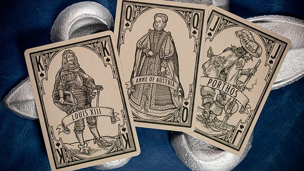 3 Musketeers Playing Cards Deck by Kings Wild Project
